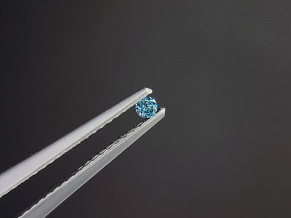 0015-3-9　ブルーダイヤモンド(トリートメント)　0.03ct