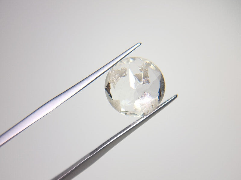dQ-4　銀箔入り！ダブレットクォーツ　5.51ct