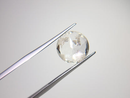 dQ-4　銀箔入り！ダブレットクォーツ　5.51ct