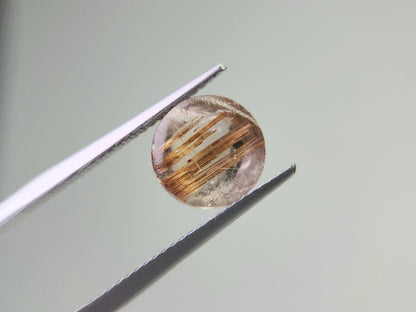 0107-2-1　虹入り！ルチルクォーツキャッツアイ　4.16ct