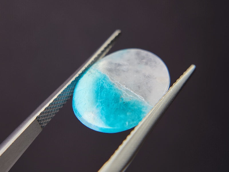 0889-3　アマゾナイトインクォーツ　5.91ct