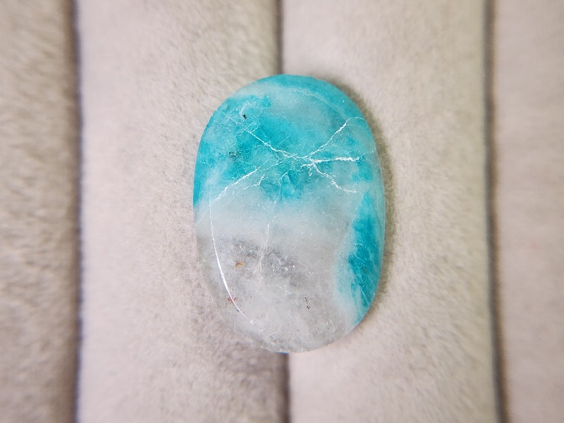 0889-2　アマゾナイトインクォーツ　6.77ct