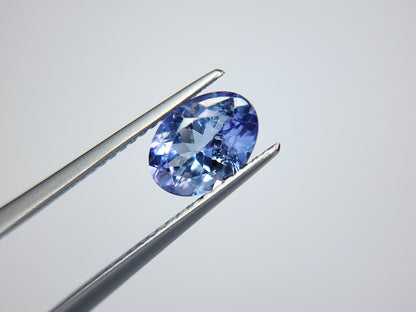 0876-20　バイカラータンザナイト　1.28ct