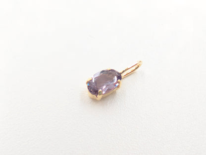 - LUMIS from toyoloose - K18 カラーチェンジガーネット 3×5 0.25ct トップ
