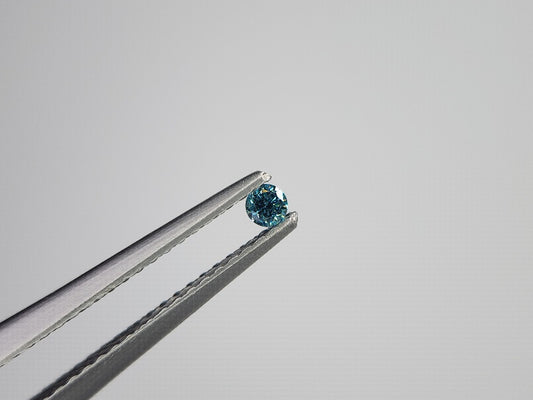 0015-3-4　ブルーダイヤモンド(トリートメント)　0.05ct