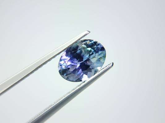 0876-12　バイカラータンザナイト　1.35ct