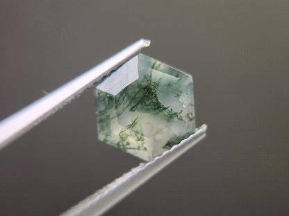 【500円均一】1/12正午まで　モスアゲート　1.90ct　5