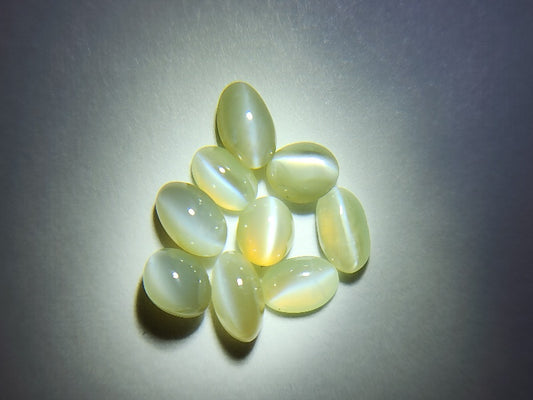 LTE-CRSce-5　【リトル東洋ルース】クリソベリルキャッツアイ　合計3.04ct