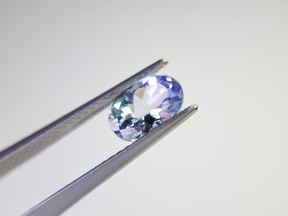 0876-19　バイカラータンザナイト　1.28ct