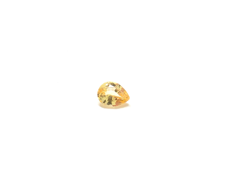 0166　ペアシェイプカットのサファイア　0.16ct