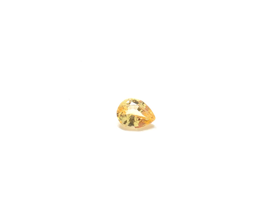 0166　ペアシェイプカットのサファイア　0.16ct