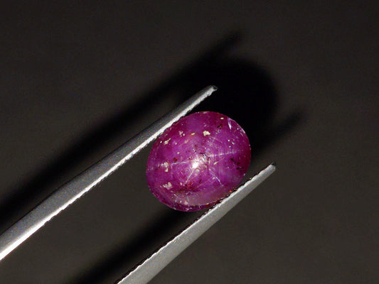 pu-SSA-9　パープルスターサファイア　5.45ct